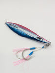 Hybrid Contact Jig showing slim hydrodynamic profile for casting and jigging