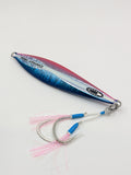 Hybrid Contact Jig showing slim hydrodynamic profile for casting and jigging