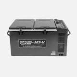 Engel COMBI MT-V60C 57 L Twin Door Fridge Freezer with reversible doors, dual compartments and Sawafuji Swing Motor for off-grid adventures.