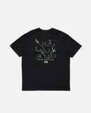Salty Crew Fish Gear Classic SS Tee in black featuring front screen-printed graphics, a classic crew neck and short sleeves.
