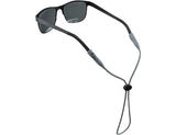Cablz sunglasses straps and eyewear retainers in silicone and black steel designs