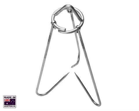 Hook’em WA Style Cliff Gaff 8mm stainless steel with 3-prong design

Electropolished stainless steel cliff gaff for saltwater fishing

Heavy-duty Hook’em WA Style Cliff Gaff built for land-based anglers
