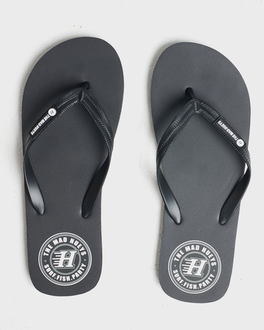 The Mad Hueys H Series Thongs - Black