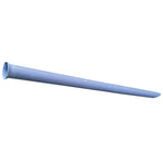 Tall 110cm PVC surf rod holder secured in the sand