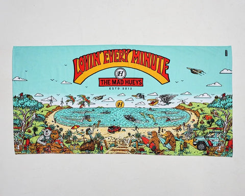 The Mad Hueys Oz Straya Beach Towel