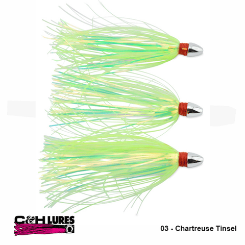 C&H Lures Pearl Baby Trolling Lures 3 Pack