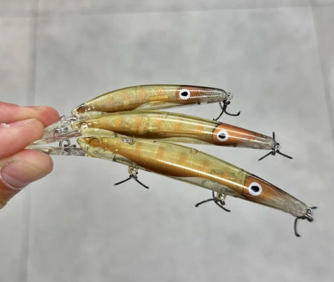 Daiwa Double Clutch Colour of the Year “Squid” limited edition jerkbait with natural squid finish and premium hardware.