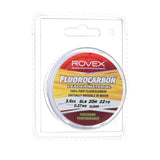Rovex Fluorocarbon Leader 20m spool in 8lb rating