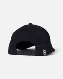 Salty Crew Lowdown Snapback Cap Navy water resistant 5 panel with visor rope and rubber patch