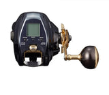 Daiwa Seaborg G300J Electric Reel – compact deep drop jigging reel with MagMax G Motor, 16kg drag, programmable LCD display, and jog power lever.