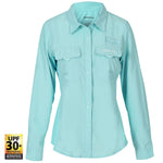 Shimano Ladies Vented Shirt Aqua