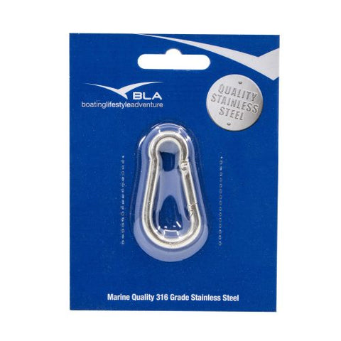 60mm stainless steel snap hook inward opening

80mm 316 stainless steel snap hook heavy-duty marine grade

Stainless steel snap hooks for boating, camping, and rigging