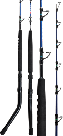 Shimano TAG-EM 15kg Runner rod with Fuji SiC guides

Shimano TAG-EM 24kg and 37kg Bent Butt Runner rods side by side

Shimano TAG-EM Sword and Deep Drop rods with Shimano alloy bent butts