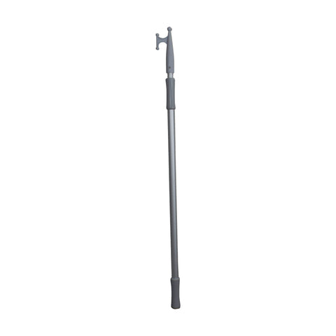 Telescopic aluminium boat hook with nylon hook extended

Compact boat hook retracted to 1.17m

Telescopic boat hook with PVC handgrip for docking and mooring