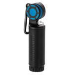 Shimano Torque Knotter black fishing knot-tying tool with line clamp and metal hook for tightening fishing knots and securing leaders.
