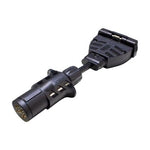 ARK trailer adaptor small 7 pin round to 7 pin flat

ARK trailer plug adaptors – round and flat options side by side
