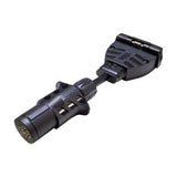 ARK trailer adaptor small 7 pin round to 7 pin flat

ARK trailer plug adaptors – round and flat options side by side