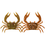 Trickster Crab Lure with stand-up claw action

Crab lure for bream, and flathead fishing

Realistic crab bait paired with VMC Rise-R Jighead

Durable T.P.E crab fishing lure in custom colours

Trickster Crab Lure infused with 12X crab scent