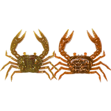 Trickster Crab Lure with stand-up claw action

Crab lure for bream, and flathead fishing

Realistic crab bait paired with VMC Rise-R Jighead

Durable T.P.E crab fishing lure in custom colours

Trickster Crab Lure infused with 12X crab scent