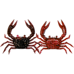 Trickster Crab Lure with stand-up claw action

Crab lure for bream, and flathead fishing

Realistic crab bait paired with VMC Rise-R Jighead

Durable T.P.E crab fishing lure in custom colours

Trickster Crab Lure infused with 12X crab scent