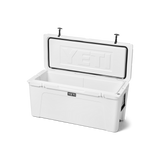 YETI Tundra 160 white hard cooler with large capacity and removable dry goods basket for fishing and hunting