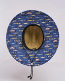 The Mad Hueys - Dragon Captain Straw Hat Natural - OSFM