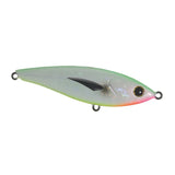 Ocean's Legacy Keeling Chubby offshore stickbait lures available in 92mm, 115mm and 135mm sizes, designed for targeting aggressive saltwater predators. White Lumo Bait