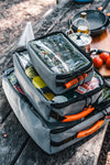 Adventure-ready gear organiser in 4 sizes – small to extra-large

Heavy-duty ripstop canvas travel and camping bag with zippe