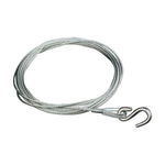 6m galvanised wire winch cable with stainless steel S hook

Heavy-duty 4mm galvanised boat trailer winch cable

Galvanised machine-swaged winch cable with hook ready to use