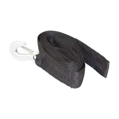 8m polyester winch strap with forged steel snap hook

Heavy-duty boat trailer winch strap 50mm wide polyester webbing

Zinc cobalt plated snap hook attached to 8m winch strap
