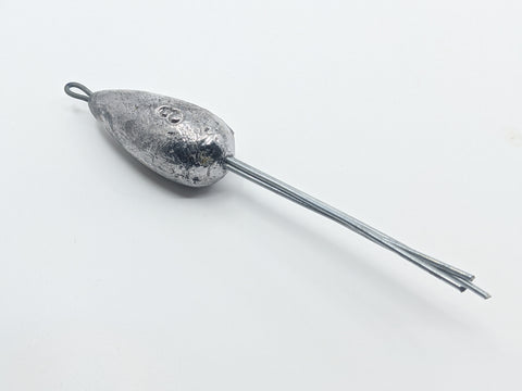 Surf sinker with foldable grapnel wires for beach fishing