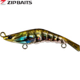 Horizontal-swim shrimp lure designed for estuary species