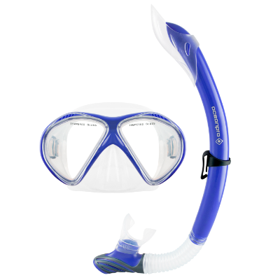 Ocean Pro Quest Mask/Snorkel Set Blue