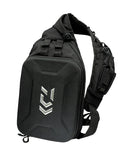 Daiwa Black Sling Bag (Hard Top) – fishing - tackle management built for performance and reliability.