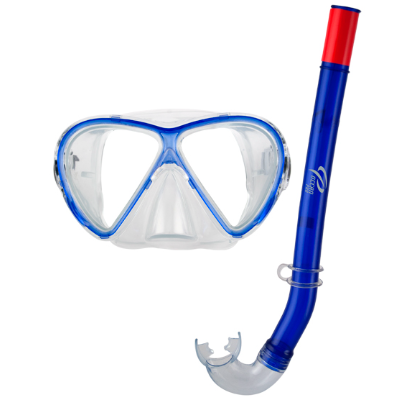 Ocean Pro Junior Starfish mask and snorkel Blue – zz - dive / snorkel built for performance and reliability.