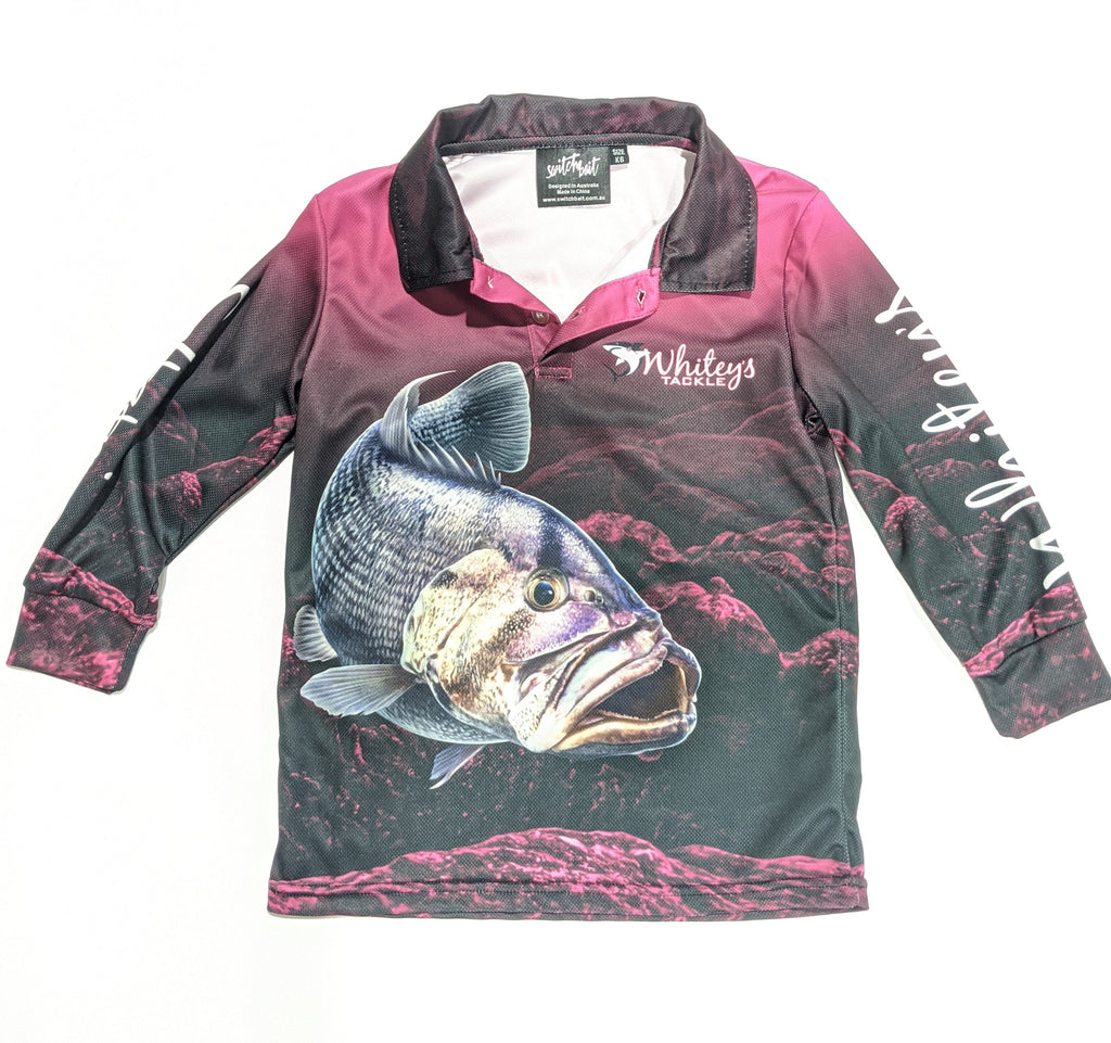 Shimano Kids' Vented Fishing Shirts Lilac 12