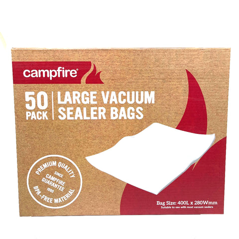 Campfire Vacuum Sealer Bags - 50Pk